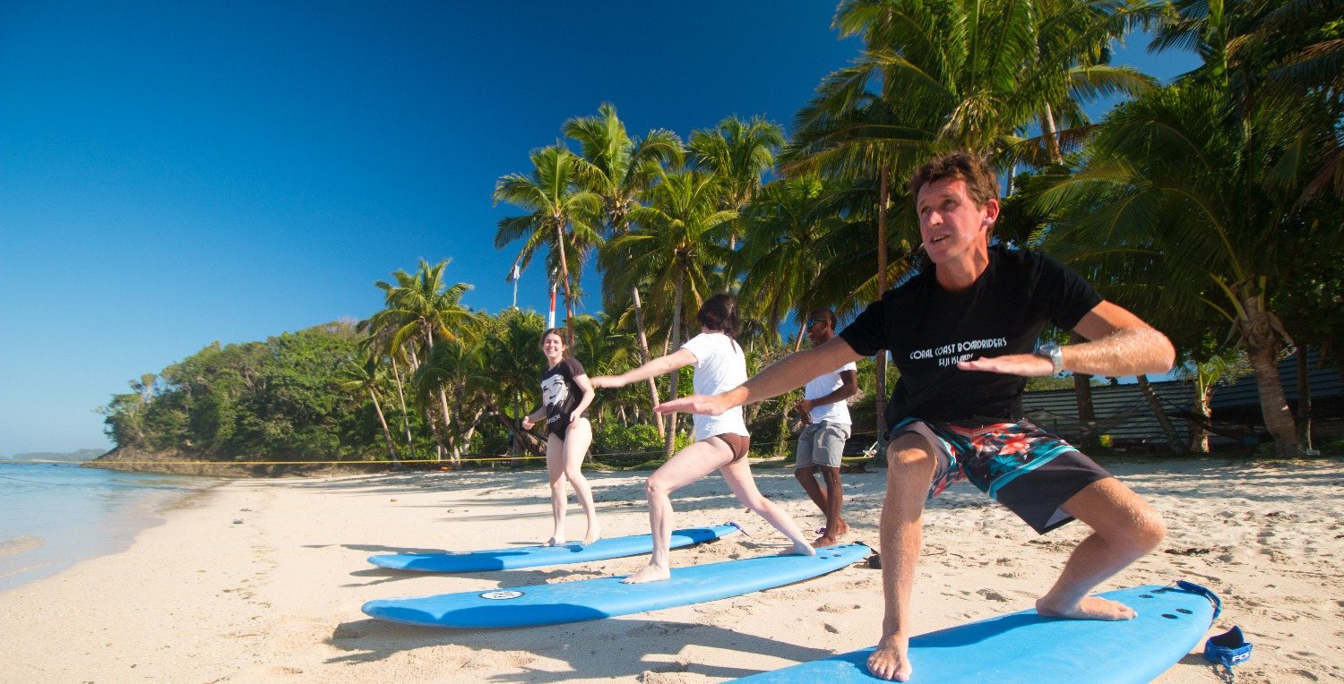 Learn to Surf on Fiji's Coral Coast — Two-Hour Beginner Lesson