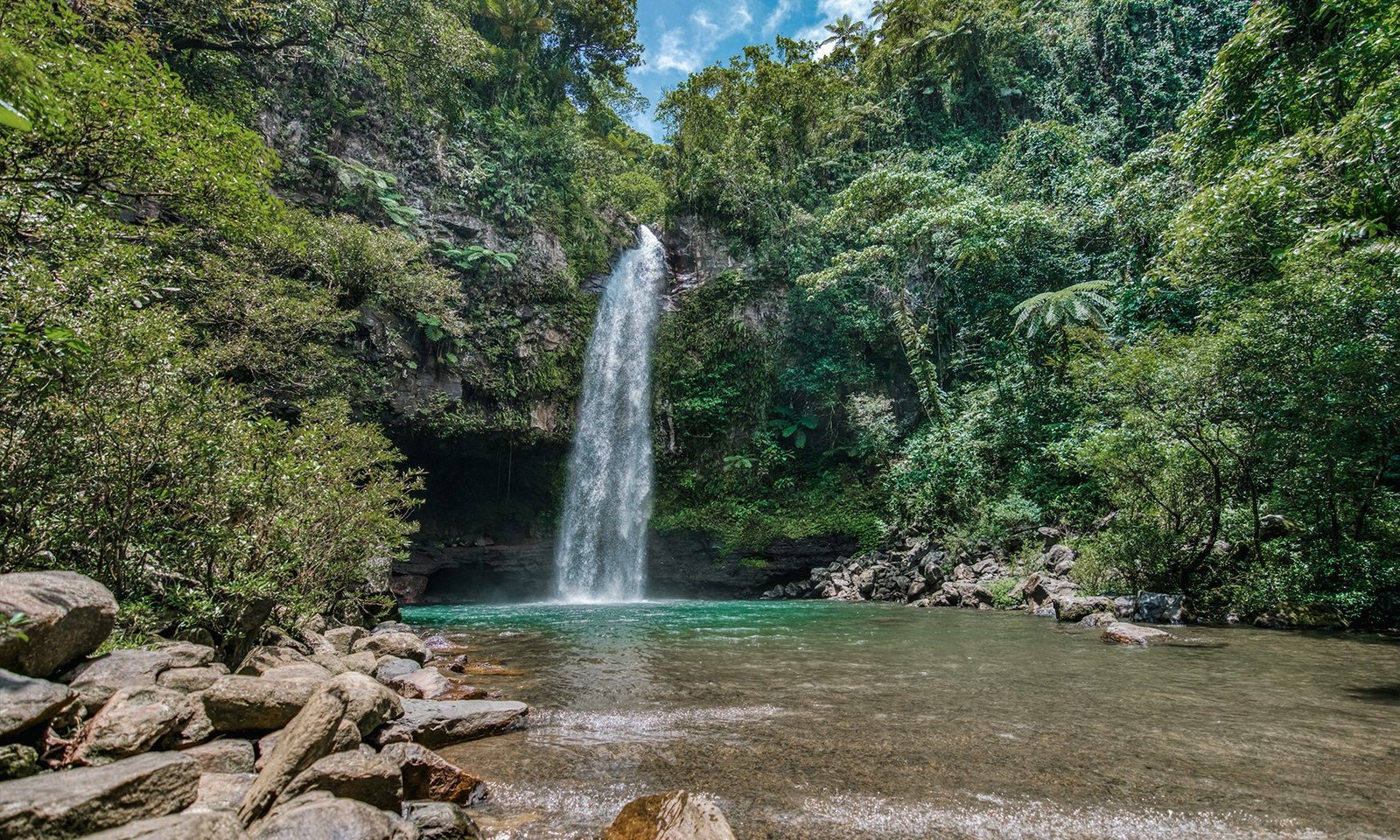 Tavoro Waterfalls: Three Falls in Bouma Park, Taveuni